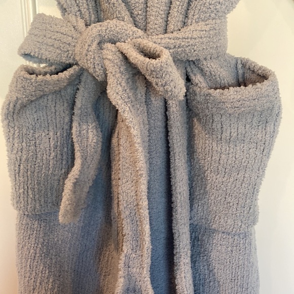 Colorado Clothing Kids Unisex Chenille Powder Blue Hooded Robe Size 7/8 … - Picture 3 of 11